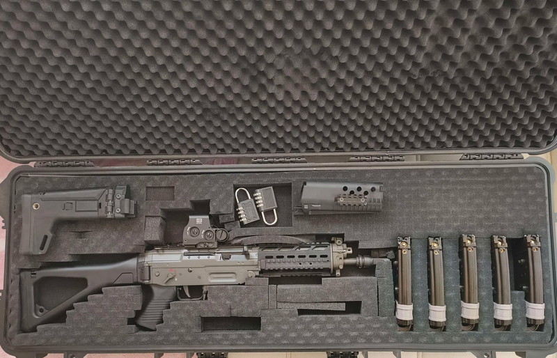 Bild 1 für Geupgrade GHK Sig-553 GBBR tekoop + extra's