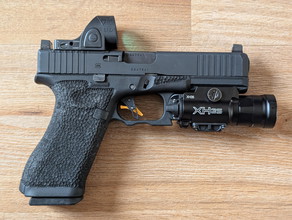 Afbeelding van GHK Glock 17 Gen 5 MOS with complete BFA Steel Parts and Upgrades (with "F")