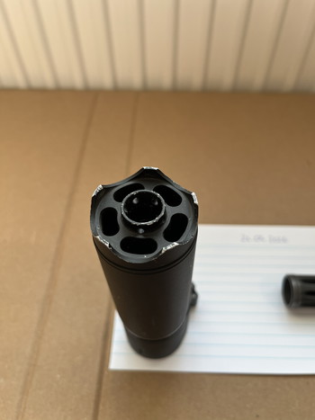Image 2 for ASG B&T Rotex-V Compact Silencer - inkl. Stahl Flash Hider (14mm CCW)