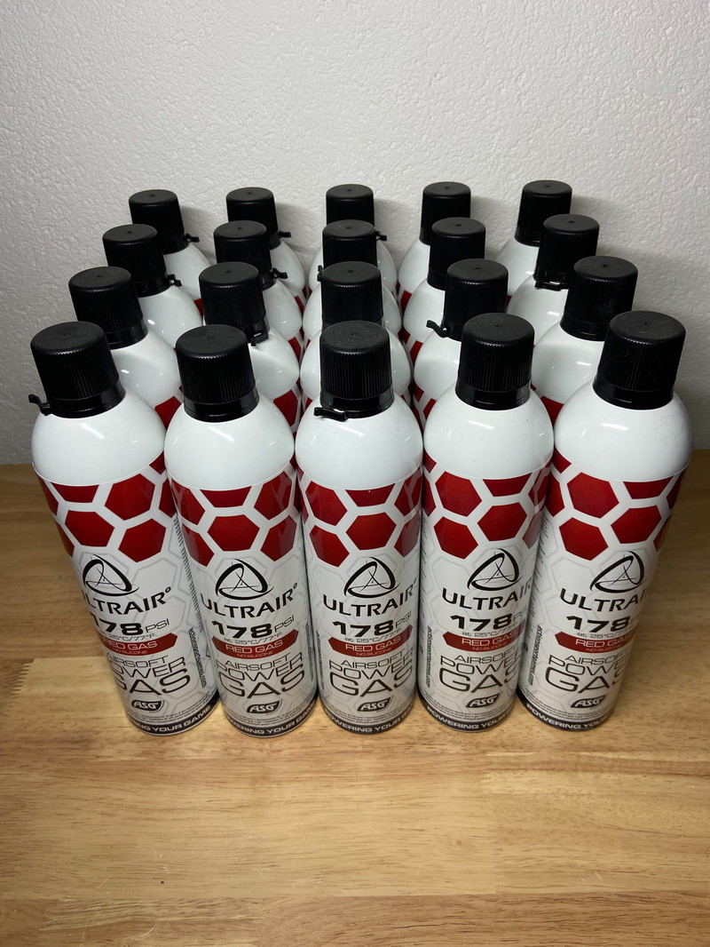 Image 1 pour ASG Ultrair Red Gas (20 flessen beschikbaar)