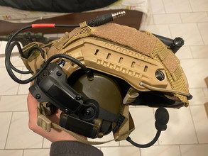 Image for Helmt with TCA comtac3 head set +helm light+helm cover