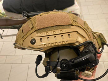 Image 4 for Helmt with TCA comtac3 head set +helm light+helm cover