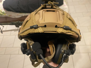 Image 5 for Helmt with TCA comtac3 head set +helm light+helm cover