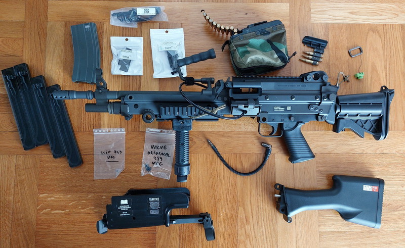 Afbeelding 1 van VFC M249 GBBR Rifle HPA-isé