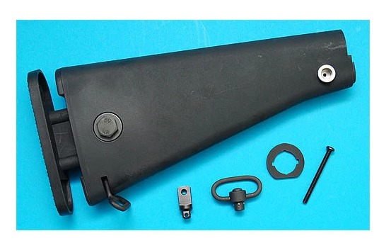 Image 1 pour G&P Modular Sniper Stock for M4 / M16 Series Airsoft AEG (Color: Black)