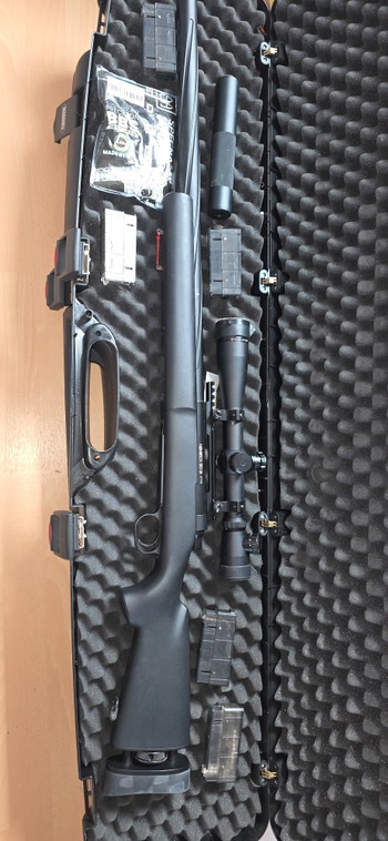 Image 2 for Novritsch SSG 24 Softair mit 5 Magazinen Austauschfeder Zielfernrohr