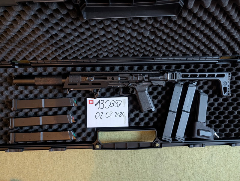 Image 1 for G&G SMC 9 mit 5 Magazinen und HPA-Adapter