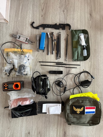 Zdjęcie 4 – Complete airsoft loadout in OD green en Multicam Tropic - met veel toebehoren
