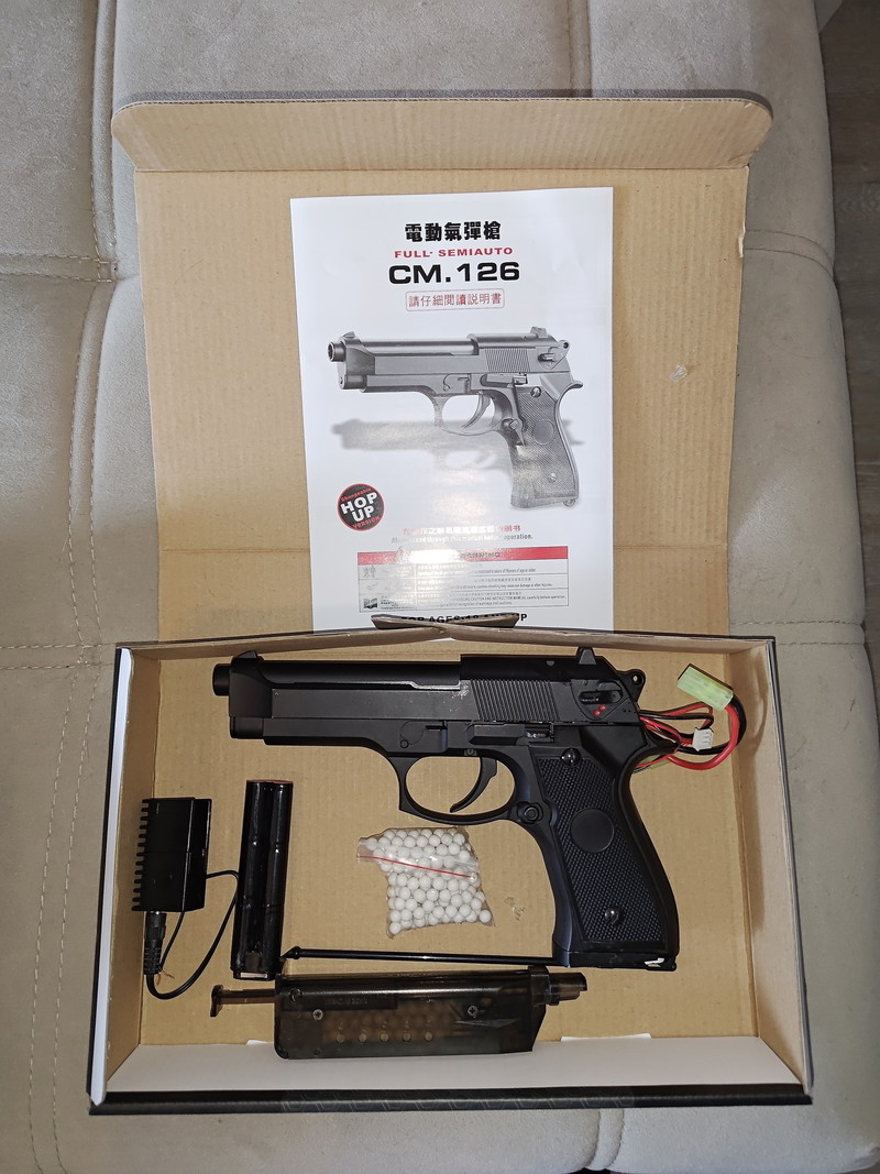 Imagen 1 de CM126 AEP Pistole, Black