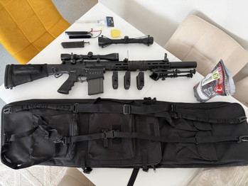 Bild 2 für Pack - Fusil DMR Legion Rapax XXI M3 AEG Secutor Noir