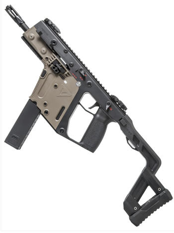 Image 3 pour Te koop: Kriss Vector airsoft replica (2-tone) - incl. tracer silencer en 5 Magazine Kriss Vector Midcap (verlaagd in prijs)