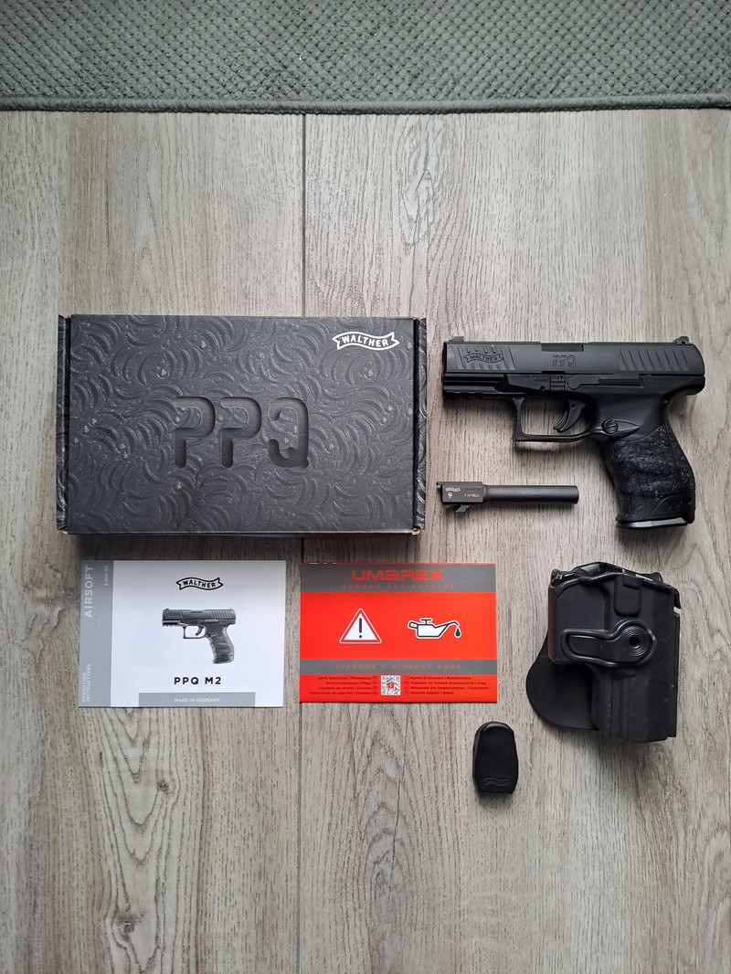 Image 1 pour Walther PPQ M2 met SAT CNC Steel slide & Outer barrel