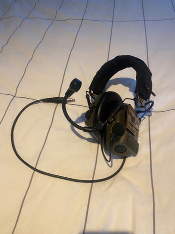 Image 2 for 3M PELTOR  ComTac  XPI Headset, NATO wired, flexboom mic, Green