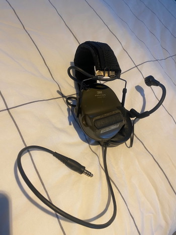 Image 5 for 3M PELTOR  ComTac  XPI Headset, NATO wired, flexboom mic, Green