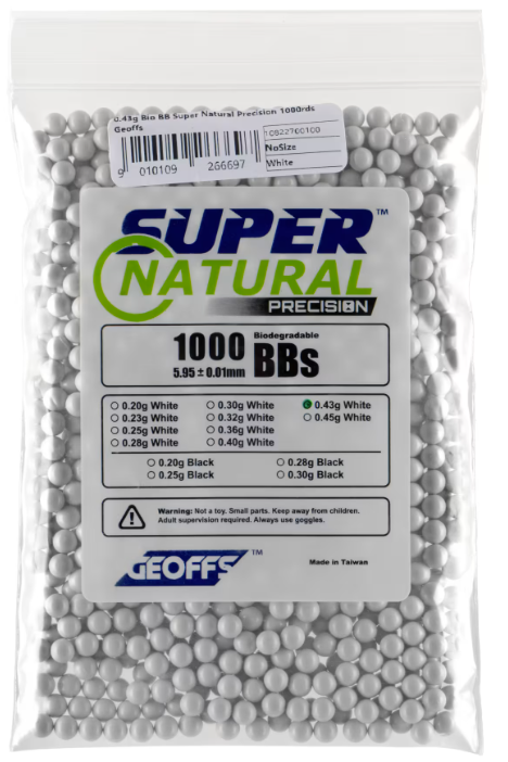 Imagen 1 de 0.43g Bio BB Super Natural Precision 1000rds