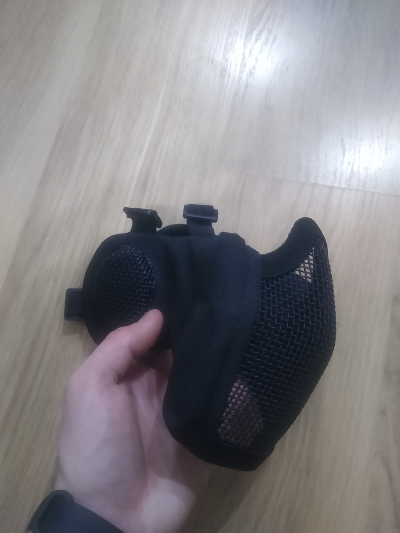 Afbeelding 1 van Stalker Evo Plus Mesh Mask met oor bescherming - Zwart