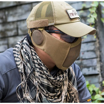 Afbeelding 4 van Stalker Evo Plus Mesh Mask met oor bescherming - Zwart