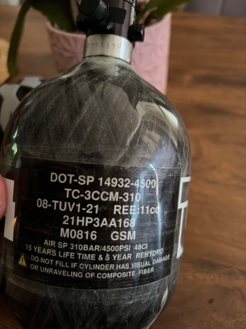 Image 2 pour Dominator 0.8L Carbon HPA-fles