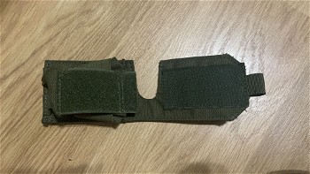 Image 3 for Mini radio pouch met plaats voor 3 shotgun shells olive drab