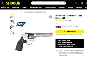 Image 4 for ASG Dan Wesson 715 6 inch 6mm CO2 Revolver (Gray/Silver) - Original in box with 35+ CO2 cartridges