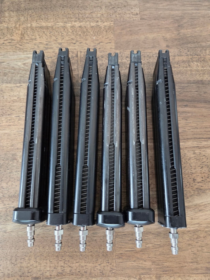 Afbeelding 1 van 6x Tokyo Marui Hi Capa 4.3 5.1 Extended GBB Magazines HPA