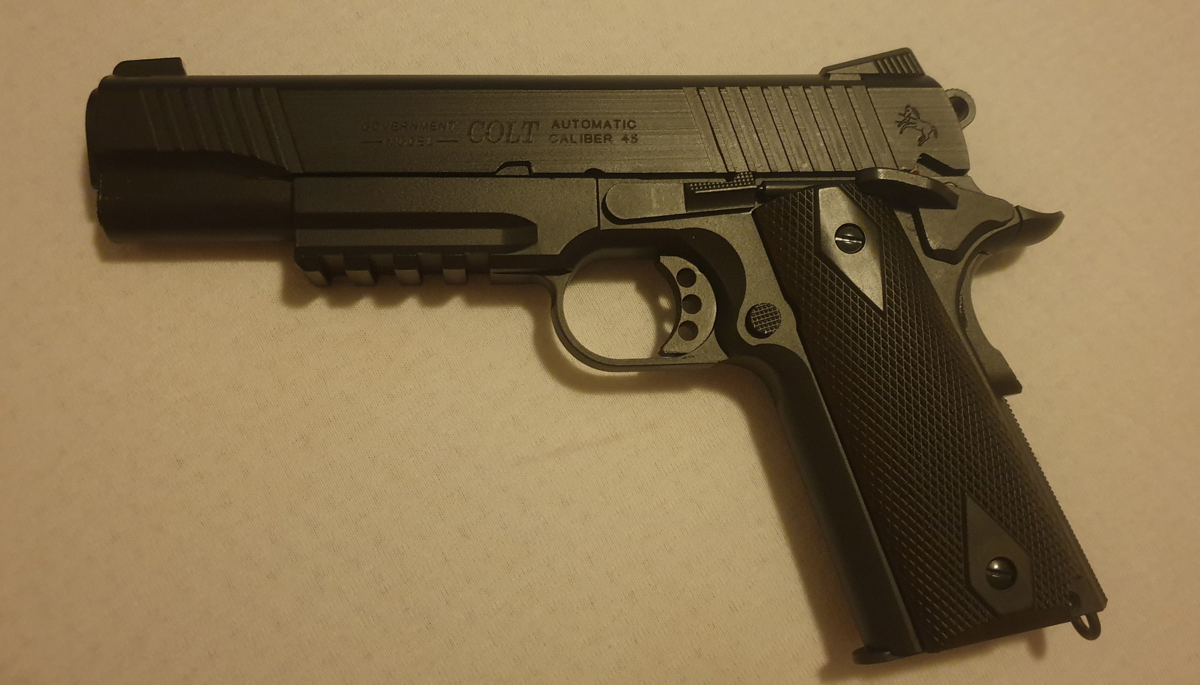 Cybergun Colt 1911 Blackened Full Metal Airsoft Bazaar