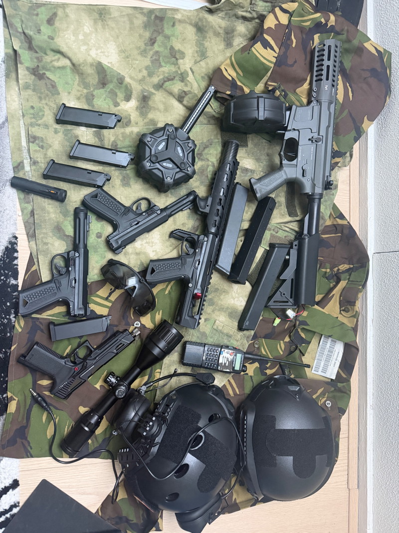 Image 1 for Complete airsoft set te koop G&G