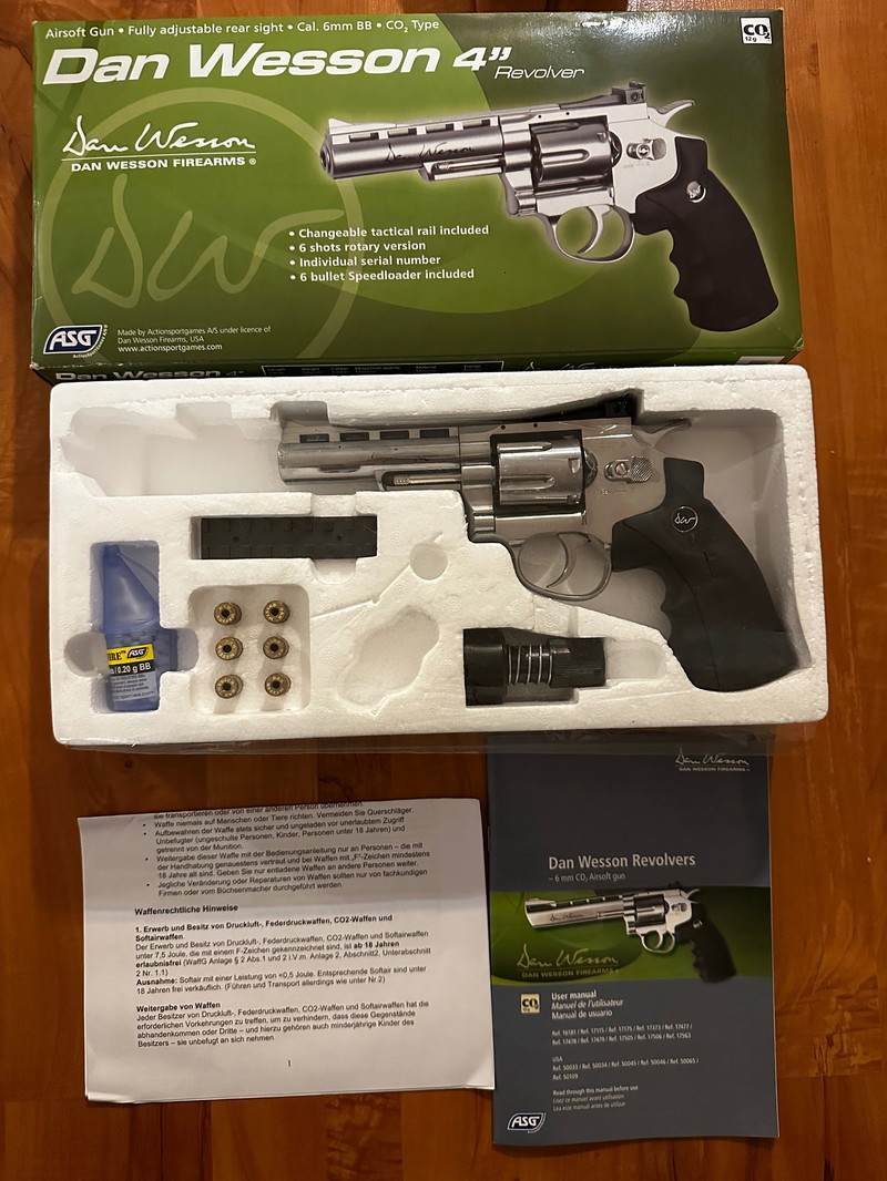 Imagen 1 de ASG Dan Wesson 4 Revolver NBB