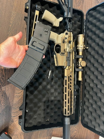 Image 2 for Salvo Precision MCX Spear LT 11.5 inch MWS GBBR with Marking (Steel Bolt) + HPA adapter