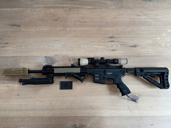Image 2 for Complete set: G&G M4 HPA met Wolverine Inferno Gen 2 engine - DMR build