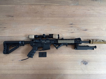 Image 3 for Complete set: G&G M4 HPA met Wolverine Inferno Gen 2 engine - DMR build