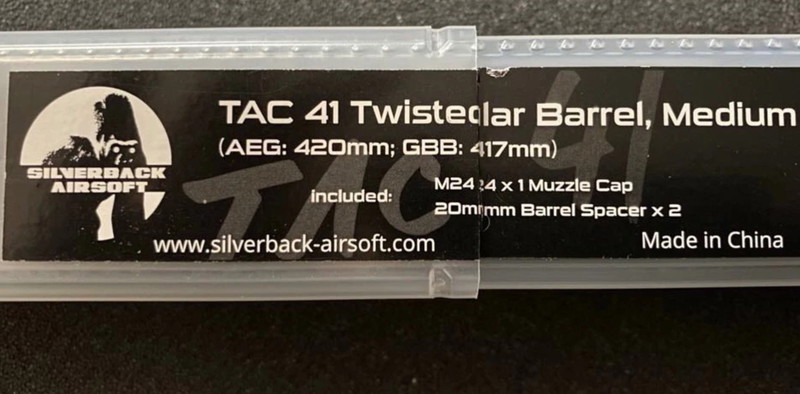 Imagen 1 de Silverback 420 mm twisted Outer barrel for TAC41