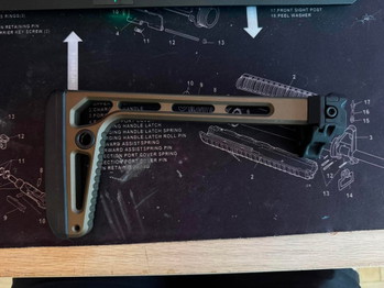 Image 2 for AIRSOFT ARTISAN MINI Plus FOLDING STOCK For M1913