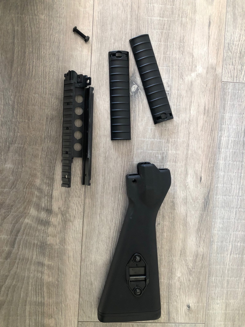 Bild 1 für MP5 stock + quad rail handguard + rail covers
