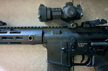 Image 3 for Full metal AEG replica ARCTURUS PDW met red dot