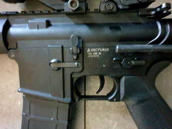 Image 5 for Full metal AEG replica ARCTURUS PDW met red dot