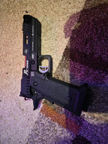 Afbeelding 2 van STI PIT Viper Airsoft Pistole Co2 6 mm BB Metall Blow Back, Schwarz