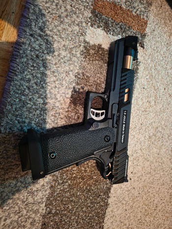 Afbeelding 3 van STI PIT Viper Airsoft Pistole Co2 6 mm BB Metall Blow Back, Schwarz