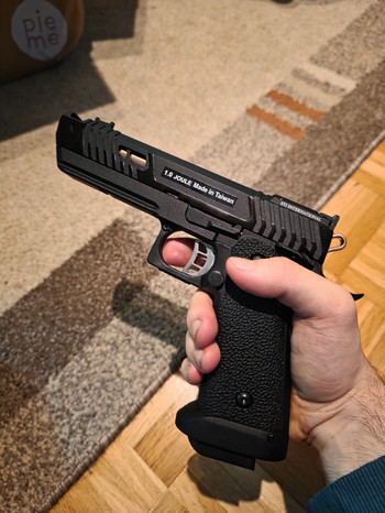 Afbeelding 4 van STI PIT Viper Airsoft Pistole Co2 6 mm BB Metall Blow Back, Schwarz