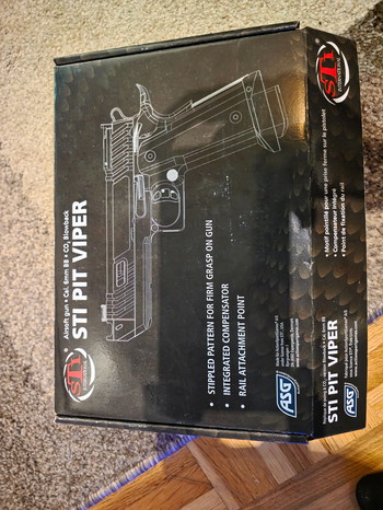 Afbeelding 5 van STI PIT Viper Airsoft Pistole Co2 6 mm BB Metall Blow Back, Schwarz