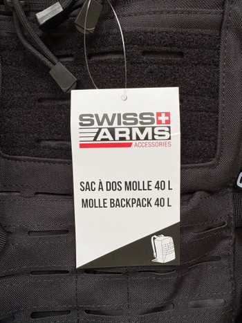 Bild 3 für Molle Backpack 40L - Zwart - Swiss Arms
