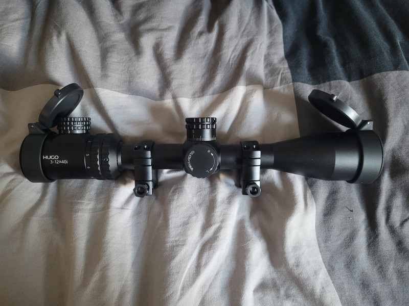 Image 1 for Vector Optics HUGO 3-12x40i Fiber Optic SCOM-44