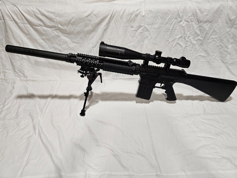 Image 1 for A&K SR-25 Airsoft HPA DMR Custom Retro Arms Leviathan