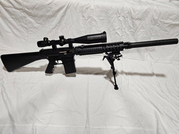 Image 2 for A&K SR-25 Airsoft HPA DMR Custom Retro Arms Leviathan