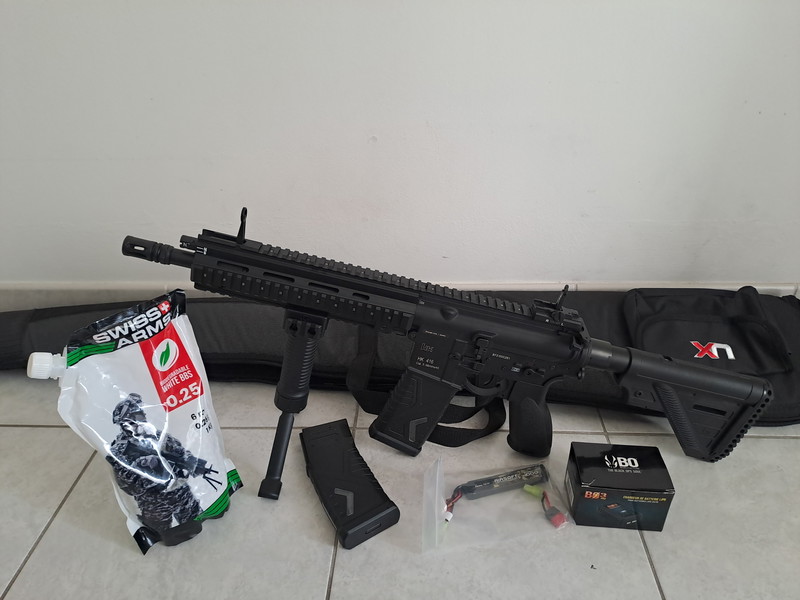 Afbeelding 1 van Pack Airsoft Réplique H&K416 F-S full métal Umarex AEG
