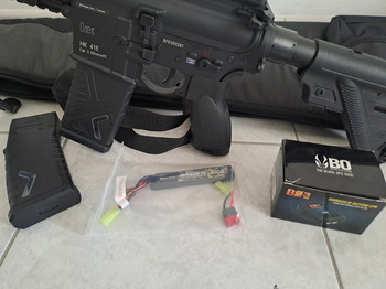 Afbeelding 2 van Pack Airsoft Réplique H&K416 F-S full métal Umarex AEG