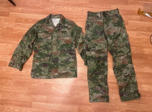 Image for Chinese PLA Type21 "Starry Sky" camo BDU uniform