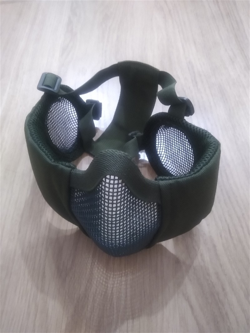 Image 1 for Stalker Evo Plus Mesh Mask met oor bescherming - Olive Drab