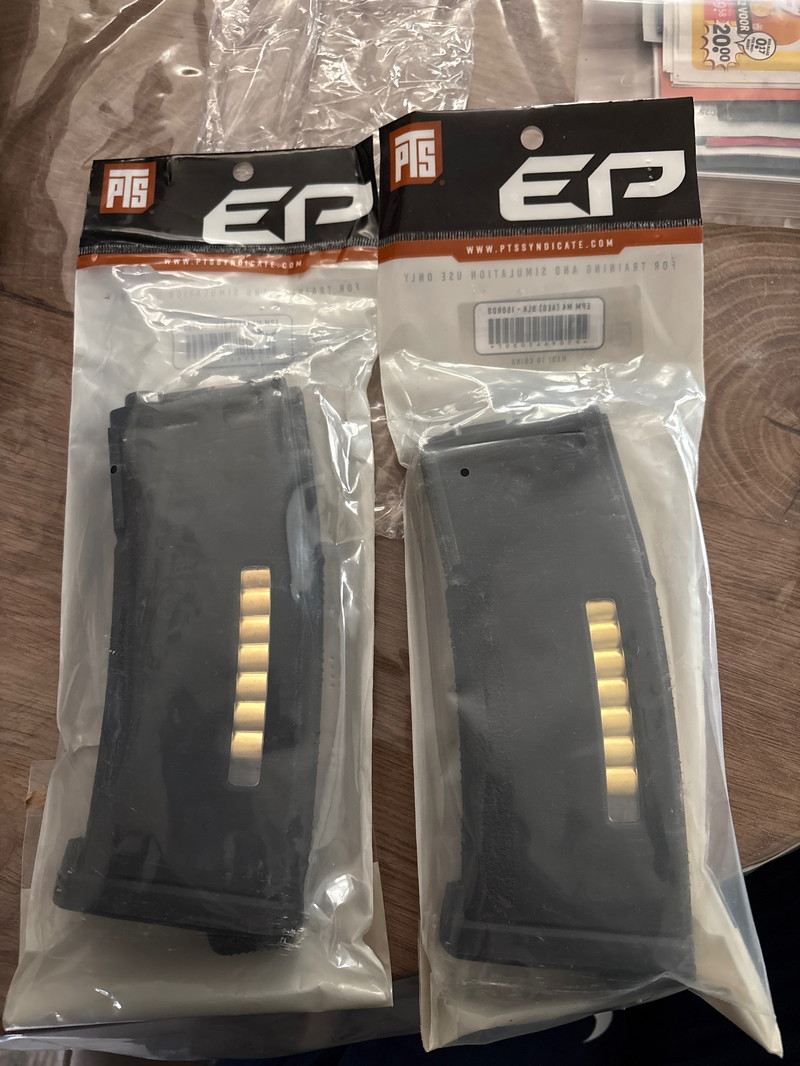Image 1 for 2x nieuwe PTS AEG Mags 150 rounds
