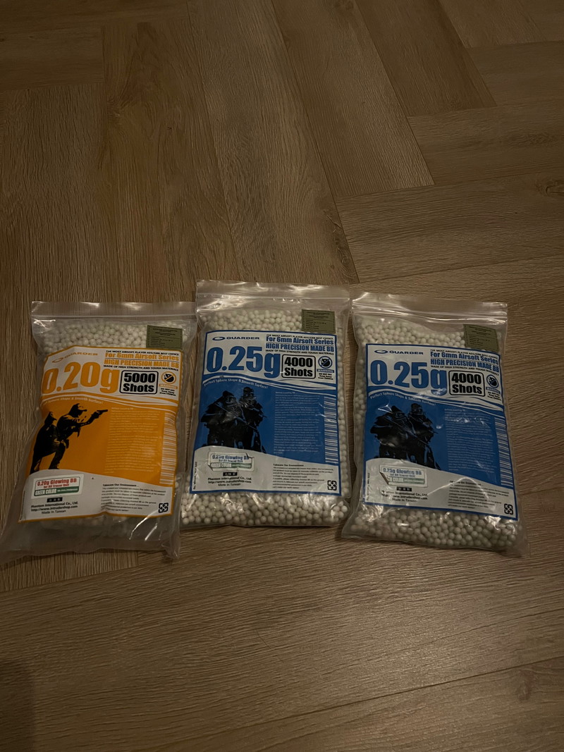 Image 1 pour 2x 0.25 & 1x 0.20g. Tracer bbs